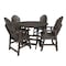 Highwood Usa Hamilton 5pc Round Counter Height Outdoor Patio Furniture Dining Set AD-CNA48-ACE - alternate 1